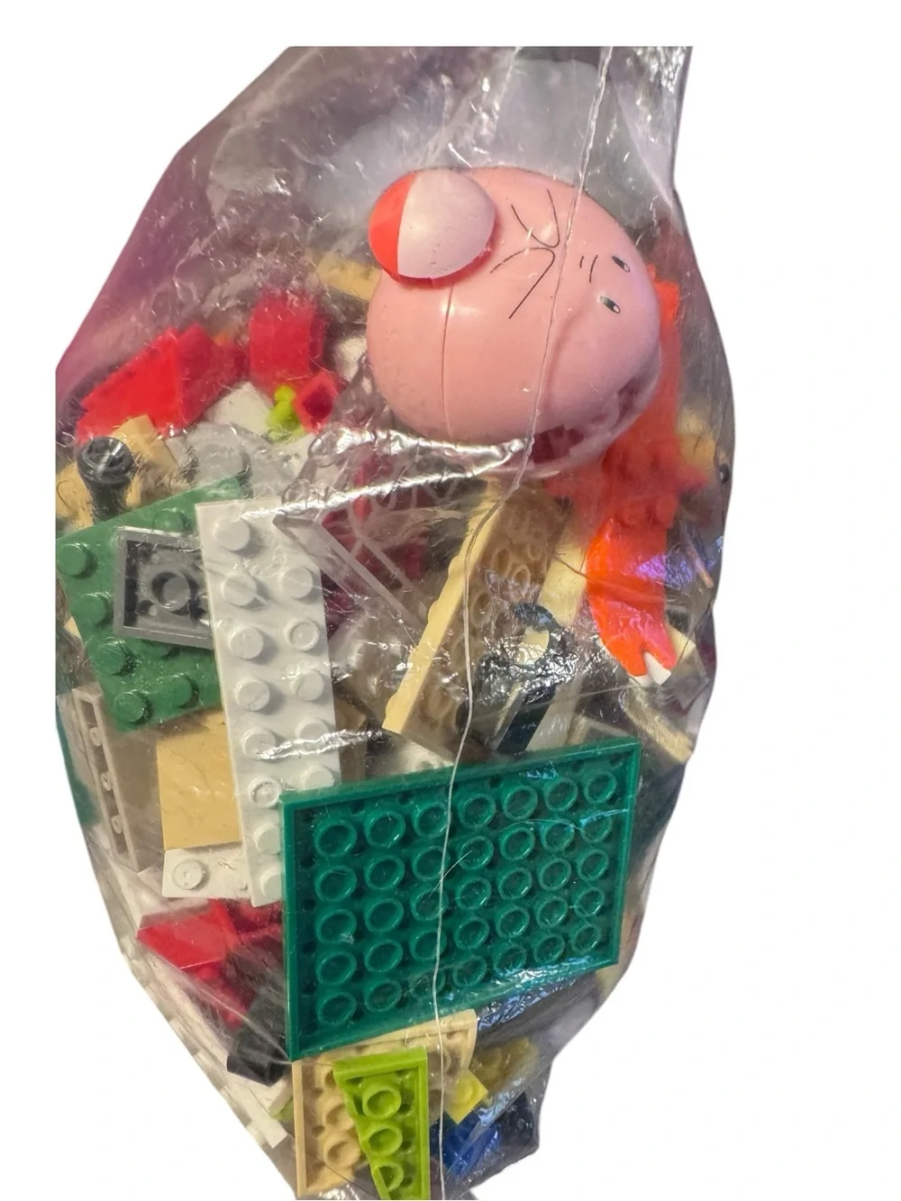 Almost 2 lbs of building blocks fits Legos - Poke' figures, windows